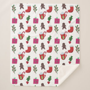 Niedlicher Weihnachtskalender Winterurlaub Sherpadecke