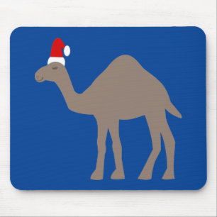 Niedlicher Weihnachtskamel Mousepad