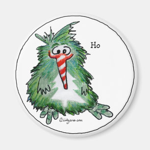 Niedlicher Weihnachtskiwi-Cartoon-Magnet Magnet