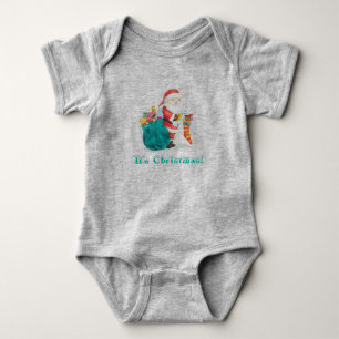niedlicher Weihnachtslieder Baby Strampler
