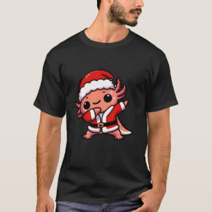 Niedlicher Weihnachtsmann Axolotl Weihnachtsmann K T-Shirt