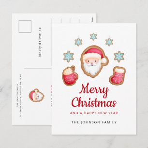 Niedlicher Weihnachtsmann frohe Weihnachten