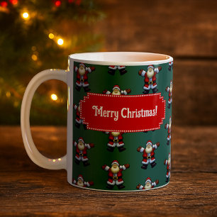 Niedlicher Weihnachtsmann Frohe Weihnachten! Weihn Kaffeetasse