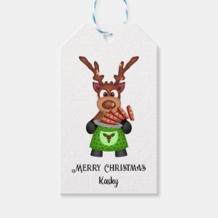 Niedlicher Weihnachtsmann Geschenkanhänger