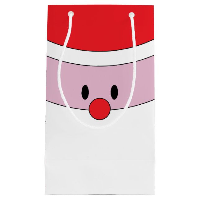 Niedlicher Weihnachtsmann-Geschenktasche Kleine Geschenktüte (Vorderseite)