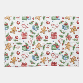 Niedlicher Weihnachtsmann Geschirrtuch