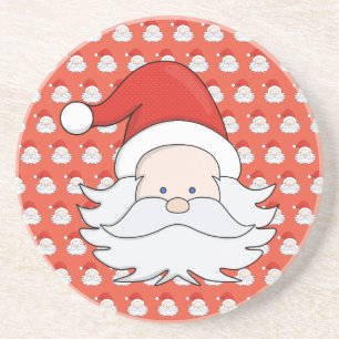 Niedlicher Weihnachtsmann Getränkeuntersetzer