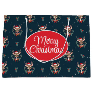 Niedlicher Weihnachtsmann Große Geschenktüte