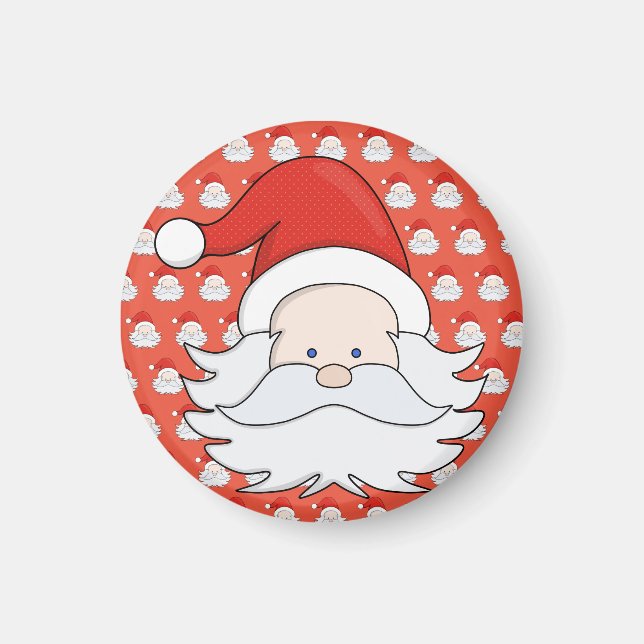 Niedlicher Weihnachtsmann Magnet (Vorne)