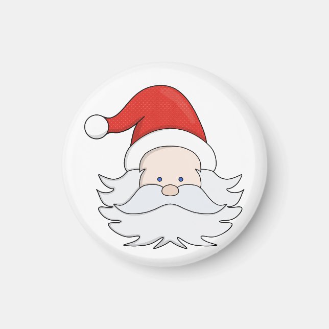 Niedlicher Weihnachtsmann Magnet (Vorne)