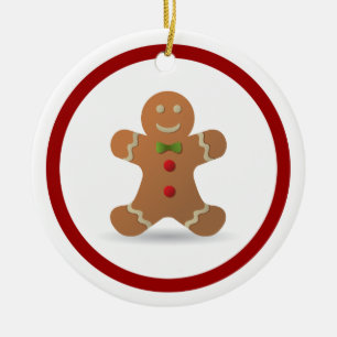 Niedlicher Weihnachtsmann Personalisiert Keramikornament