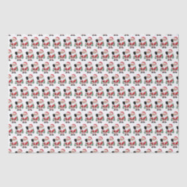 Niedlicher Weihnachtsmann Pickleball Seidenpapier