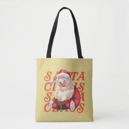 Niedlicher Weihnachtsmann Red Mustard Weihnachten Tasche