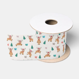 Niedlicher Weihnachtsmann Satinband