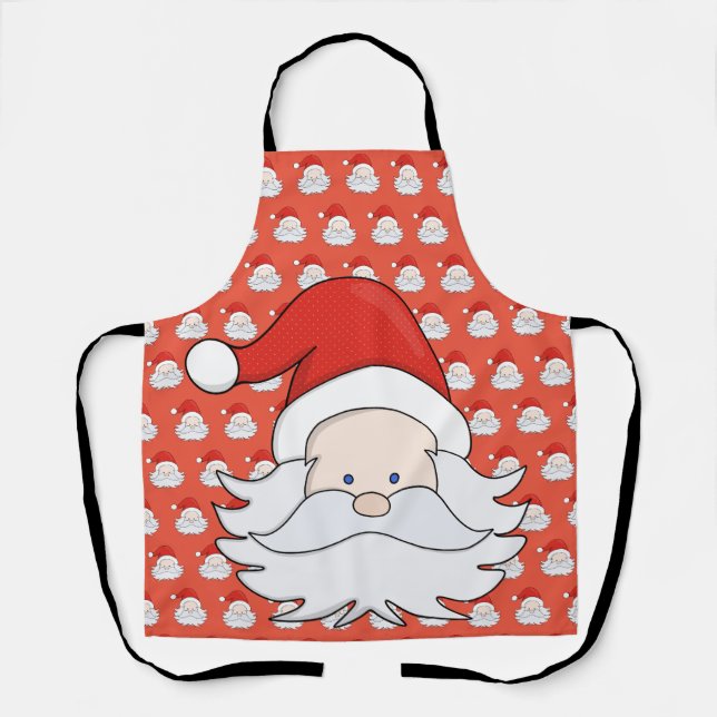 Niedlicher Weihnachtsmann Schürze (Vorderseite)