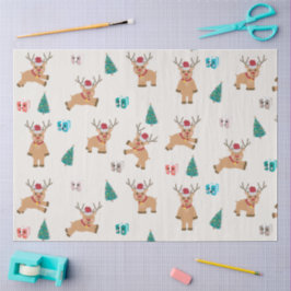 Niedlicher Weihnachtsmann Seidenpapier