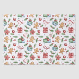 Niedlicher Weihnachtsmann Seidenpapier