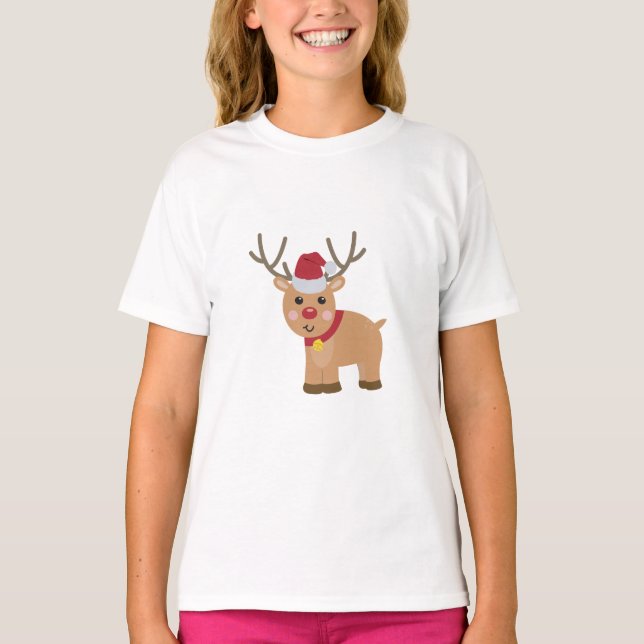 Niedlicher Weihnachtsmann T-Shirt (Vorderseite)