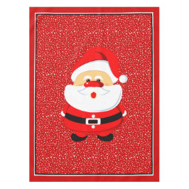 Niedlicher Weihnachtsmann Tischdecke