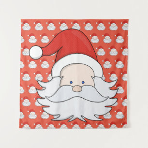 Niedlicher Weihnachtsmann Wandteppich