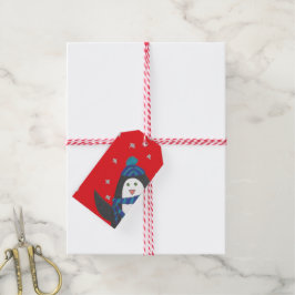 Niedlicher WeihnachtsPenguin Geschenkanhänger