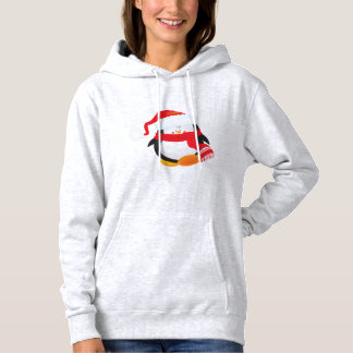 Niedlicher Weihnachtspenguin Hoodie