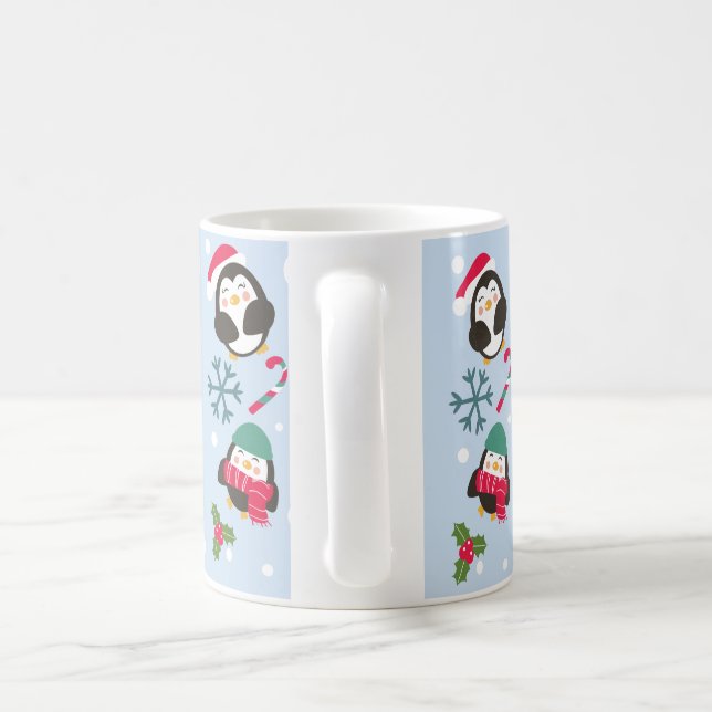 Niedlicher WeihnachtsPenguin Kaffeetasse (Henkel)