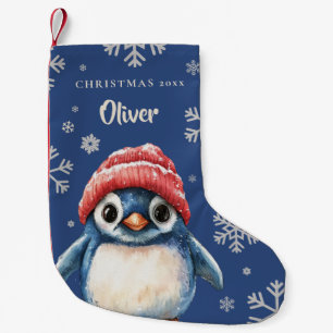 Niedlicher WeihnachtsPenguin Kleiner Weihnachtsstrumpf