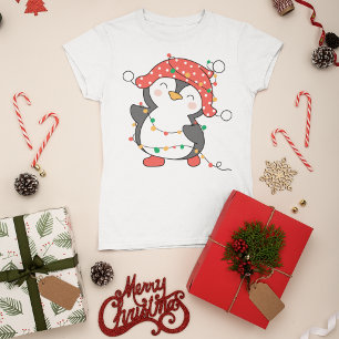 Niedlicher WeihnachtsPenguin T-Shirt