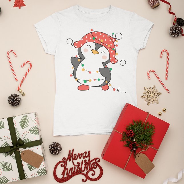 Niedlicher WeihnachtsPenguin T-Shirt (Von Creator hochgeladen)