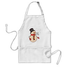 Niedlicher Weihnachtsschneemann Cartoon Custom Hol