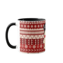 Niedlicher Weihnachtsschneemann Cartoon Custom Hol