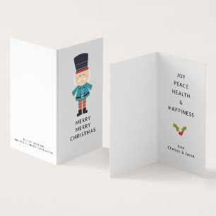 Niedlicher Weihnachtssoldat, sauber und minimalist