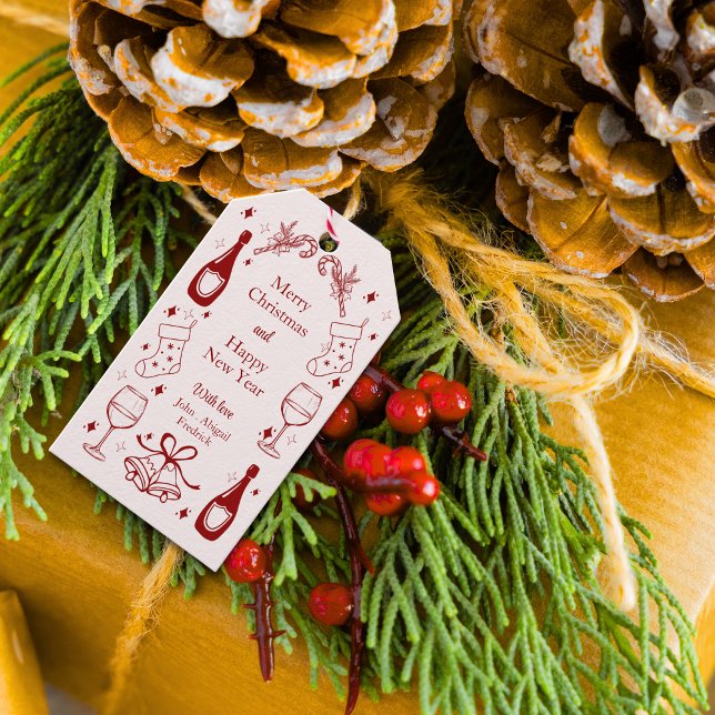 Niedlicher Weihnachtsurlaub Geschenkanhänger (Von Creator hochgeladen)