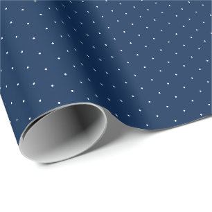 Niedlicher, weißer Polka mit elegantem und elegant Geschenkpapier