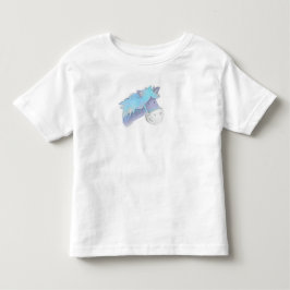 Niedlicher weißer Pony Kleinkind T-shirt