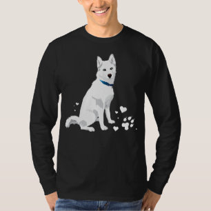 Niedlicher weißer sibirischer Husky - Sweet White T-Shirt