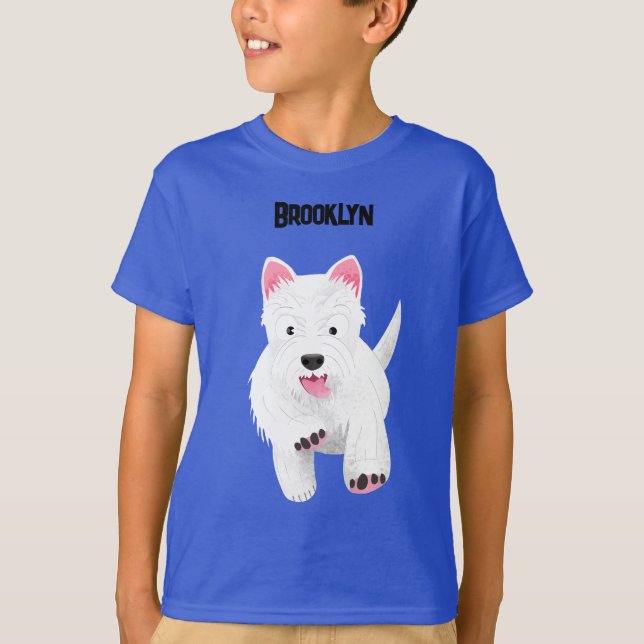 Niedlicher, weißer Westfalen T-Shirt (Vorderseite)