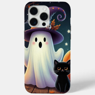 Niedlicher, weißlicher Halloween-Kürbis, Katzenkür Case-Mate iPhone Hülle