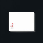 Niedlicher wellenartig bewegender Snowman Post-it Klebezettel<br><div class="desc">Diese Post-Itanmerkungen kennzeichnen einen niedlichen wellenartig bewegenden Snowman,  der einen roten Hut,  Handschuhe und Schal trägt.</div>