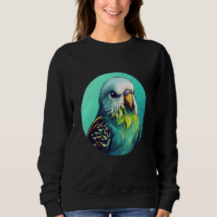 Niedlicher Wellensittich-Vogel Papageien Vögel Vog Sweatshirt