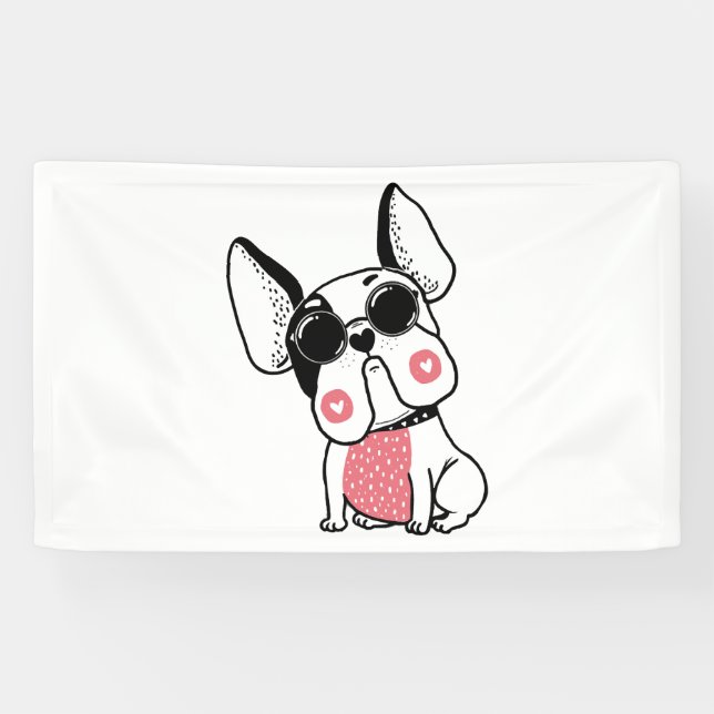 niedlicher Welpe Banner (Horizontal)