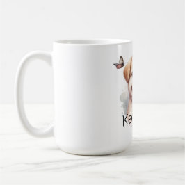 Niedlicher Welpe Behielt Lächeln der benutzerdefin Kaffeetasse