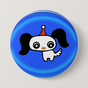 niedlicher Welpe Button