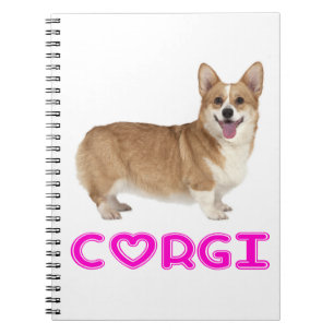 Niedlicher Welpen-Hund Lover Pembroke Welsh Corgi Notizblock