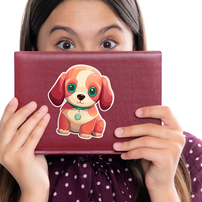 Niedlicher Welpendekor Aufkleber (Von Creator hochgeladen)