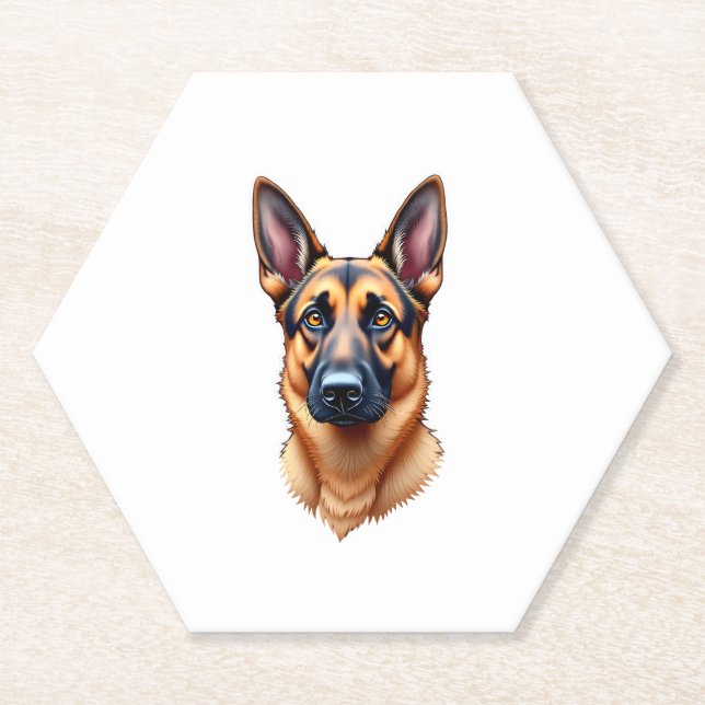Niedlicher Welpenhund (3) Untersetzer (Vorderseite)