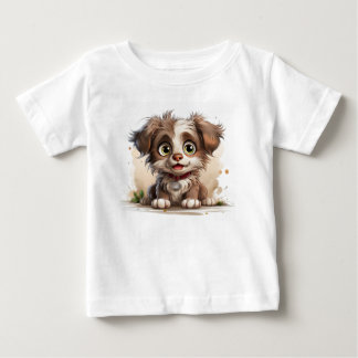 Niedlicher Welpenhund Baby T-shirt