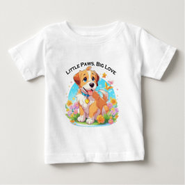 Niedlicher Welpenhund Baby T-shirt