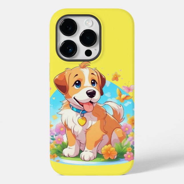 Niedlicher Welpenhund Case-Mate iPhone 14 Pro Hülle (Rückseite)